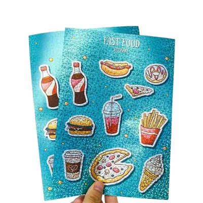 Друк мультяшних наклейок із вініловою голограмою